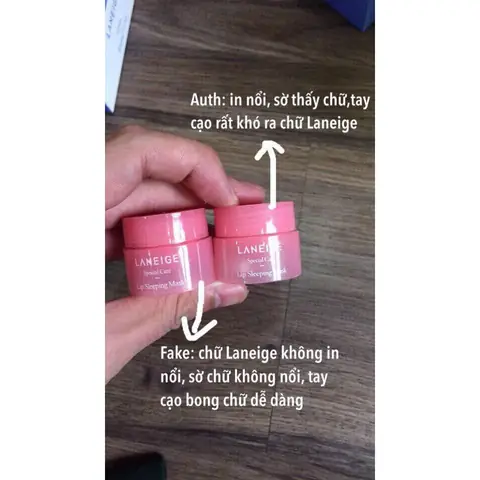 Mặt Nạ Ngủ Laneige Thật Và Giả