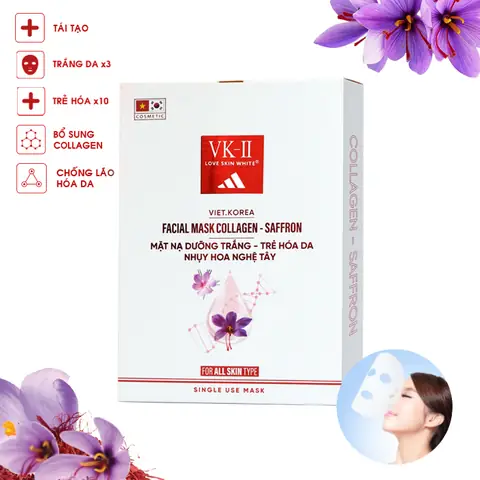 Mặt Nạ Nhụy Hoa Nghệ Tây