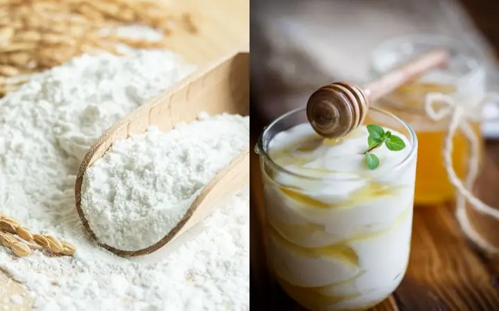 Mặt Nạ Sữa Chua Mật Ong Và Bột Mì