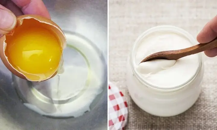 Mặt Nạ Sữa Chua Với Lòng Trắng Trứng