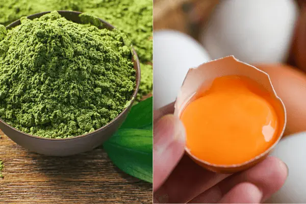 Mặt Nạ Trà Xanh Lòng Đỏ Trứng