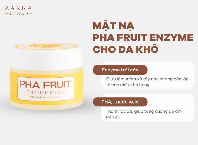 Mặt Nạ Trái Cây Cho Da Khô