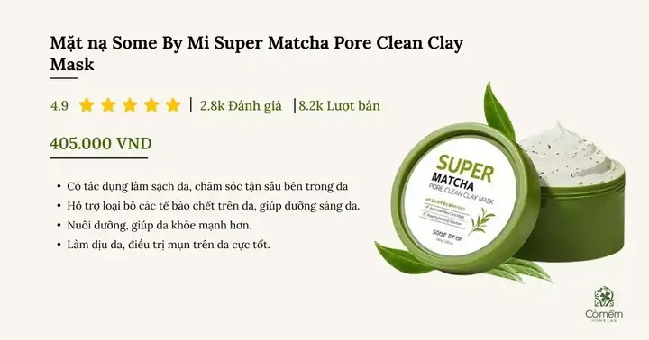 Mặt Nạ Trị Mụn Se Khít Lỗ Chân Lông