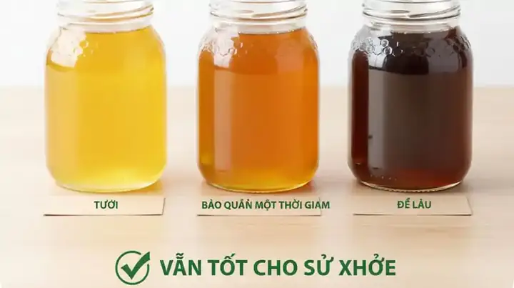 Mật Ong Để Lâu Màu Đen