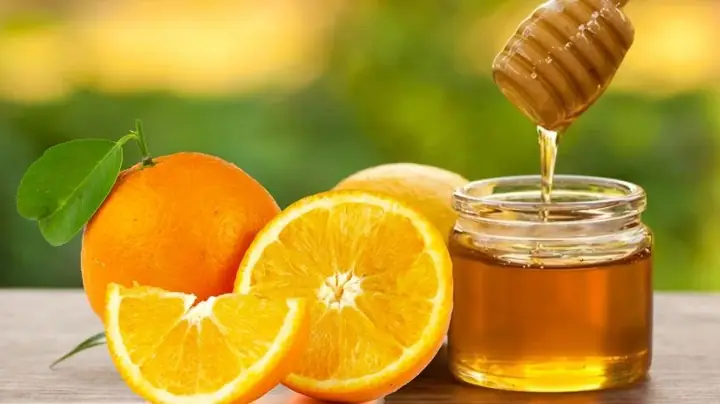 Mật Ong Uống Với Nước Cam