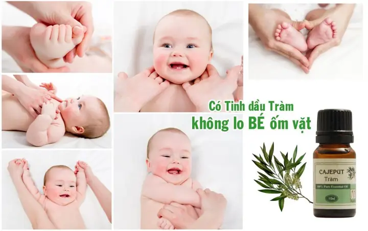 Mát Xa Cho Bé Bằng Tinh Dầu Tràm