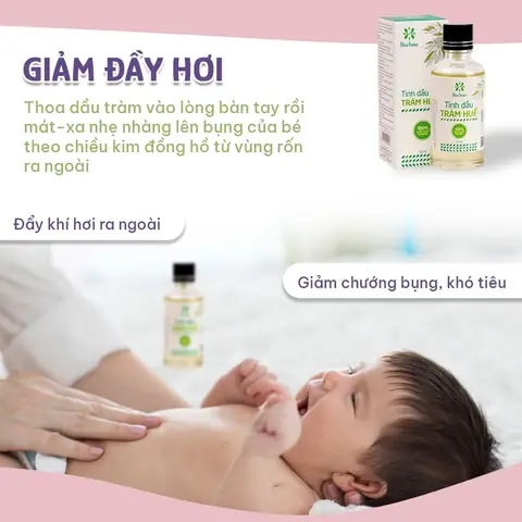Mát Xa Cho Bé Bằng Tinh Dầu Tràm