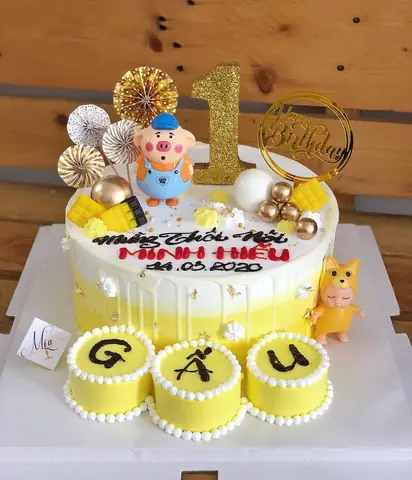 Mẫu Bánh Sinh Nhật Đơn Giản Cho Bé Trai