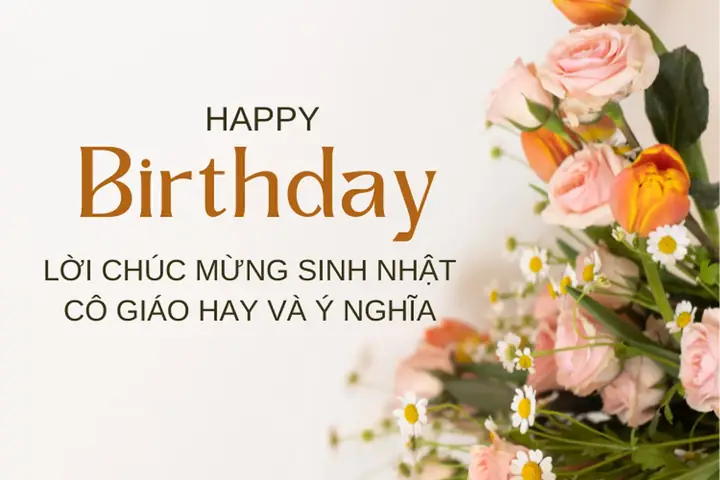 Mẫu Chúc Mừng Sinh Nhật Hay