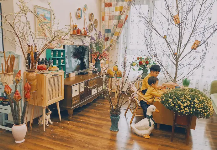 Mẫu Trang Trí Nhà Ngày Tết