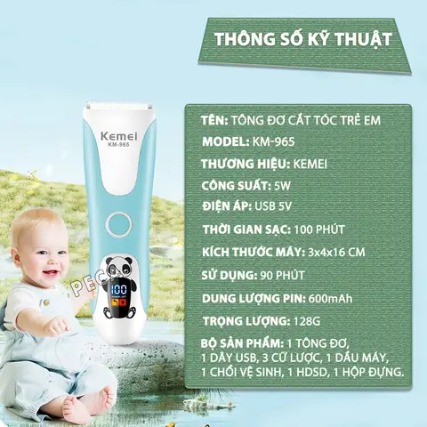 Máy Cắt Tóc Cho Trẻ Sơ Sinh