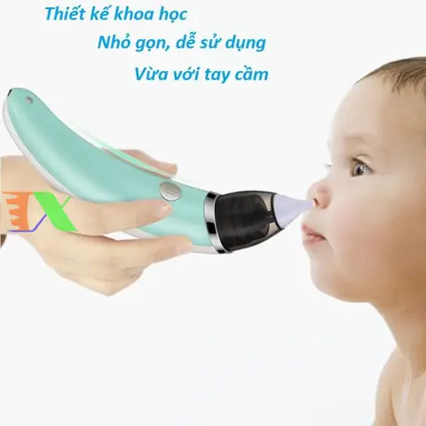 Máy Hút Mũi Điện Tử Đầu Mềm Cho Bé Littlebees