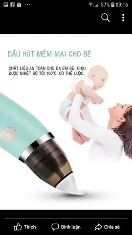 Máy Hút Mũi Điện Tử Đầu Mềm Cho Bé Littlebees