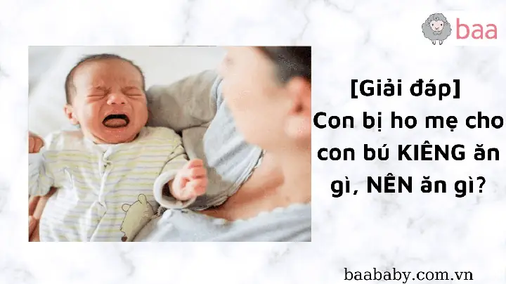 Mẹ Ăn Gì Cho Con Bú Hết Sốt