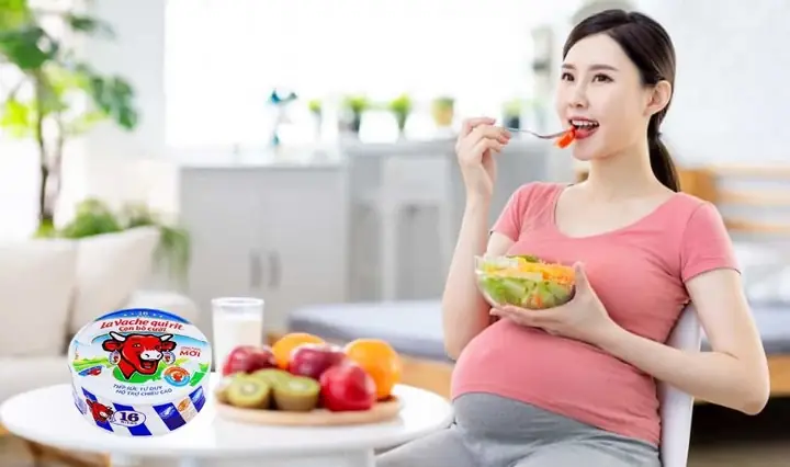 Mẹ Bầu Ăn Phô Mai Con Bò Cười Mẹ Bầu Ăn Phô Mai Con Bò Cười