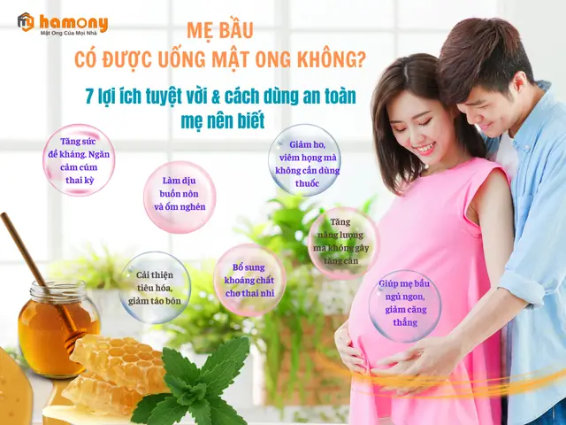 Me Bau Co Uong Mat Ong Duoc Khong
