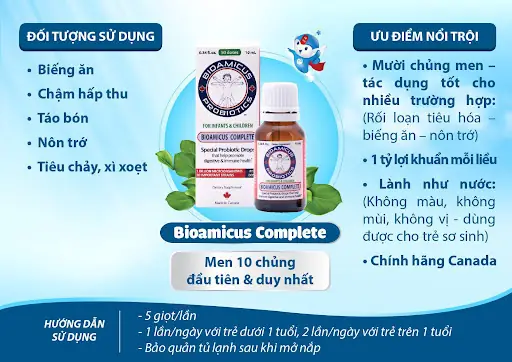 Men Vi Sinh Tốt Cho Bé