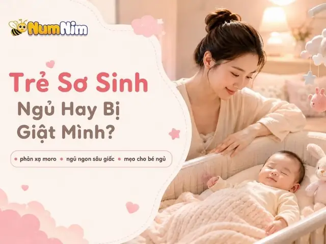 Mẹo Cho Bé Ngủ Không Giật Mình