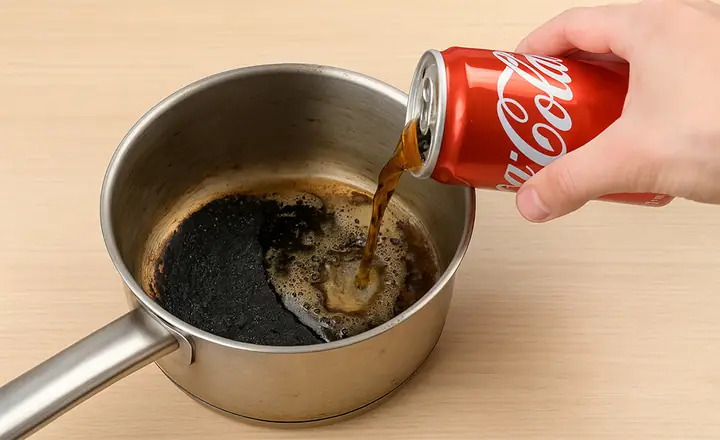 Mẹo Làm Sạch Nồi Bị Cháy