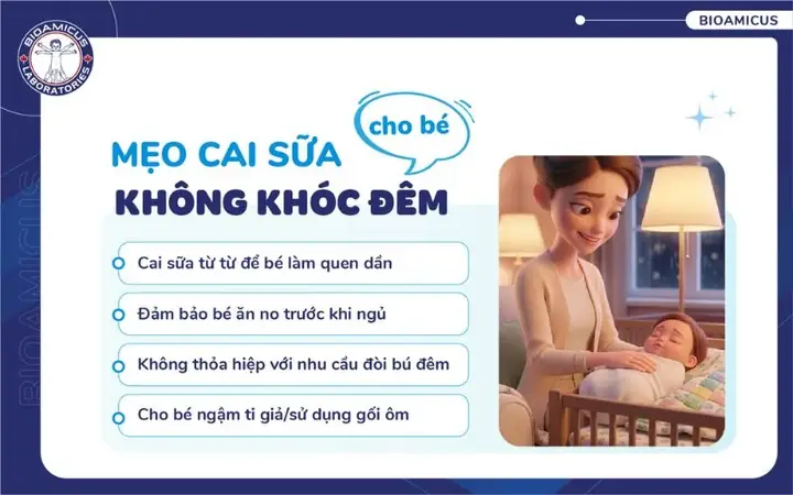 Mẹo Vặt Cai Sữa Cho Bé