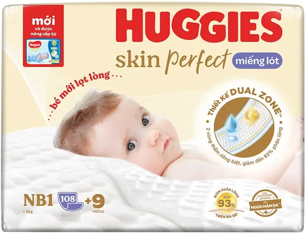 Miếng Lót Sơ Sinh Huggies Newborn 2 100 Miếng Miếng Lót Sơ Sinh Huggies Newborn 2 100 Miếng