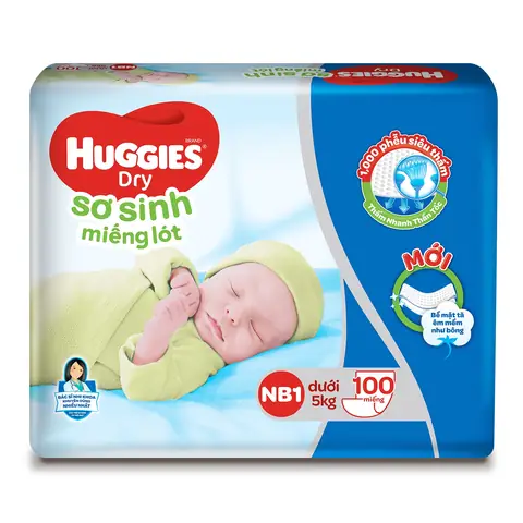 Miếng Lót Sơ Sinh Newborn 1 Huggies