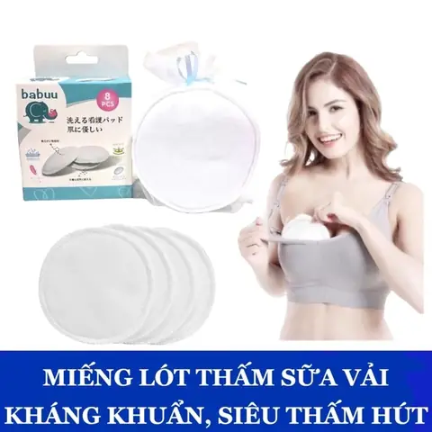Miếng Lót Thấm Sữa Bằng Vải