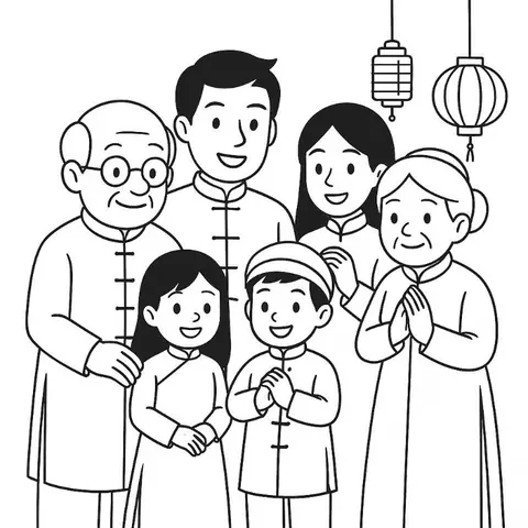 Miêu Tả Tranh Về Gia Đình