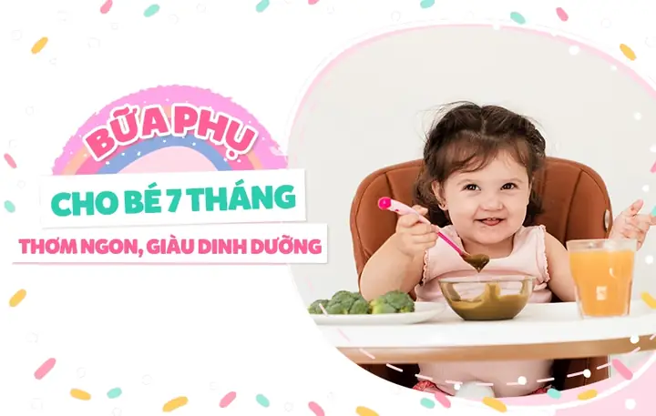 Món Ăn Bữa Phụ Cho Bé