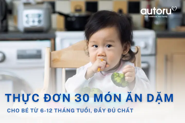 Món Ăn Cho Bé 12 Tháng Tuổi