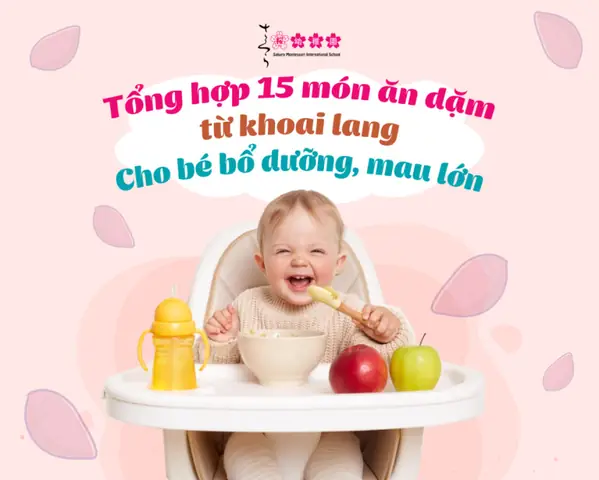 Món Ăn Dặm Từ Khoai Lang