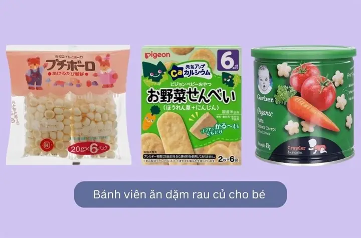 Món Ăn Vặt Cho Bé Dưới 1 Tuổi