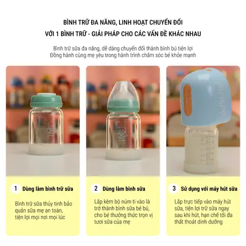 Mua Bình Thủy Tinh Trữ Sữa