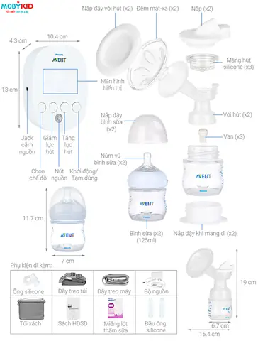 Mua Phụ Kiện Máy Hút Sữa Philip Avent