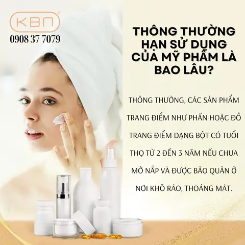 Mỹ Phẩm Đã Mở Nắp Dùng Trong Bao Lâu