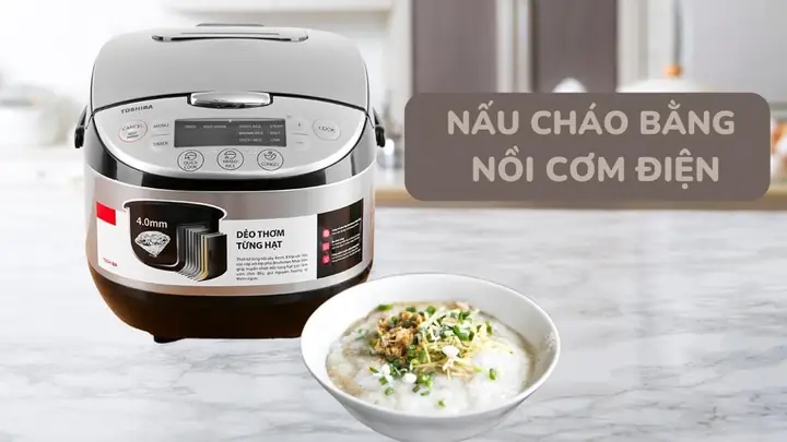Nấu Cháo Ăn Dặm Bằng Nồi Cơm Điện