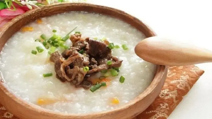 Nấu Cháo Thịt Bò Khoai Tây