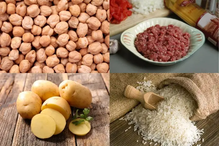Nấu Cháo Thịt Bò Với Khoai Tây