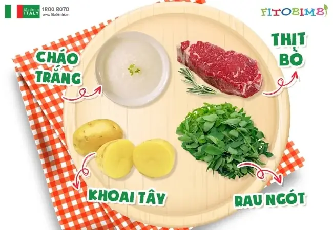 Nấu Cháo Thịt Bò Với Khoai Tây
