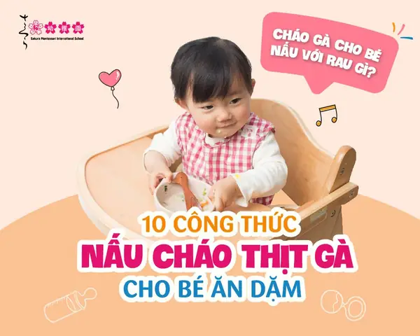 Nấu Cháo Thịt Gà Cho Bé Với Rau Gì