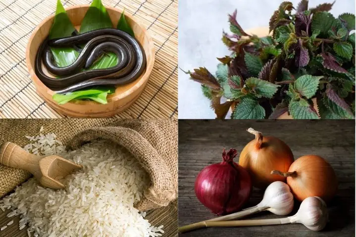 Nấu Cháo Tía Tô Cho Bé