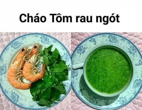 Nấu Cháo Tôm Với Rau Gì Cho Bé Ăn Dặm