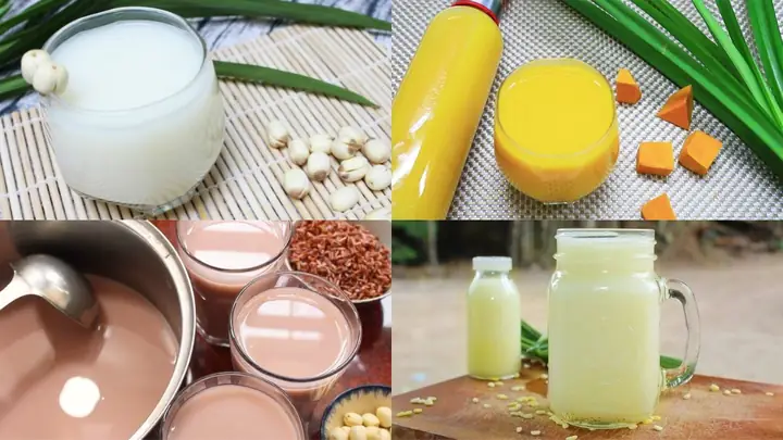 Nấu Sữa Hạt Sen Với Gì