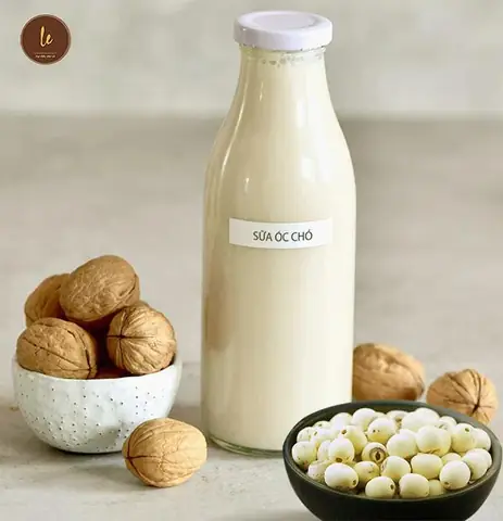Nấu Sữa Hạt Sen Với Gì