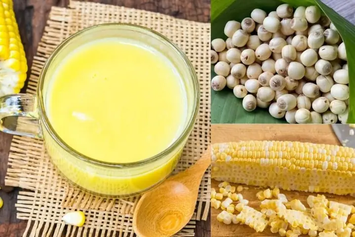 Nấu Sữa Hạt Sen Với Gì