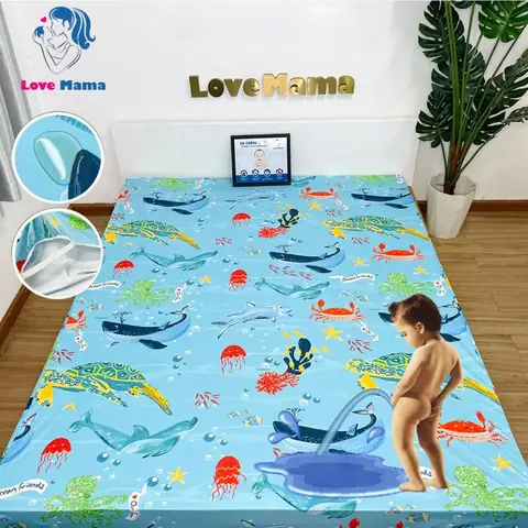 Nệm Chống Thấm Cho Bé Bỏ Bỉm