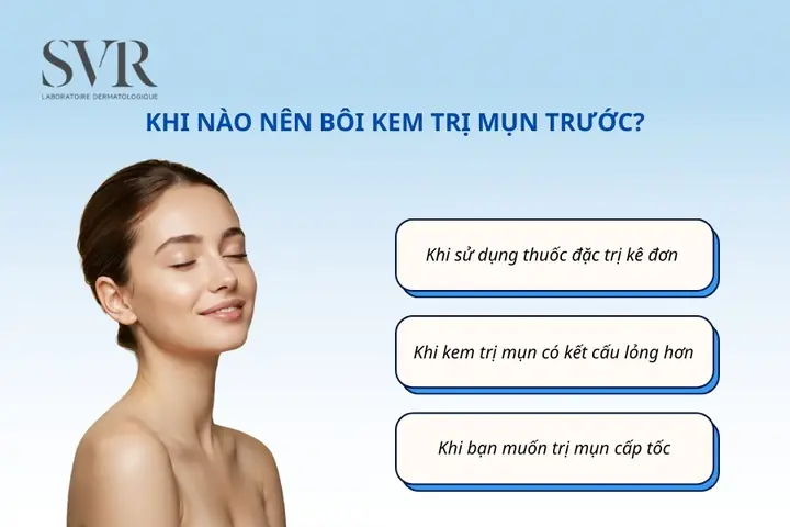 Nên Bôi Thuốc Trị Mụn Khi Nào