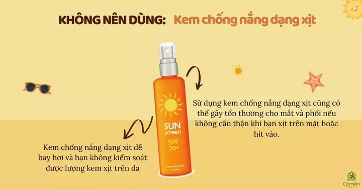 Nên Dùng Loại Kem Chống Nắng Nào