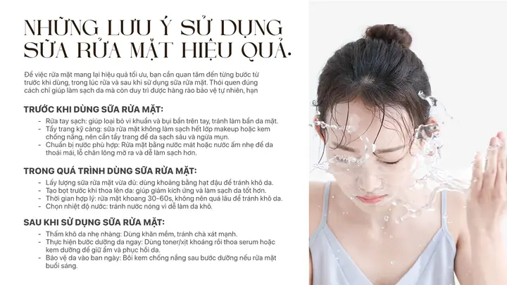 Nên Dùng Sữa Rửa Mặt Lúc Nào