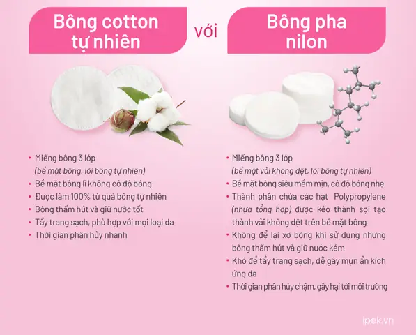 Nên Mua Bông Tẩy Trang Nào